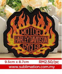 017 Embroidery Sticker 